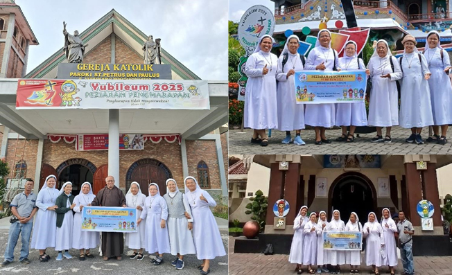 Ziarah Yubileum Para Suster FCJM Komunitas Greccio Sinaksak